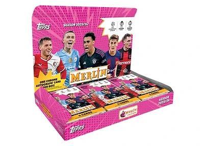 2024 Topps UEFA Champions League Merlin Chrome Soccer - HOBBY Box