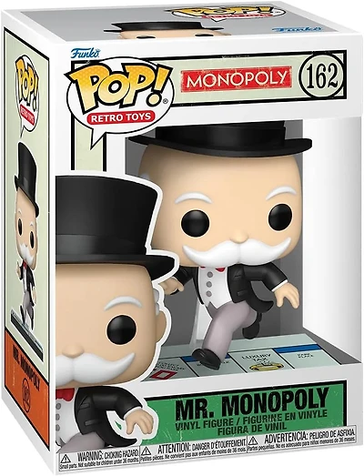 Funko Pop! Retro Toys: Monopoly - Mr. Monopoly (Pass GO) #162