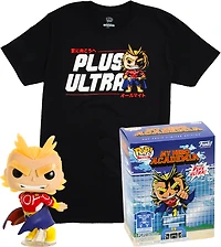 Funko Pop! My Hero Academia: T-Shirt Bundles - Toga / Bakugo Jiro Deku All Might Fumikage Iida **WEB ONLY**