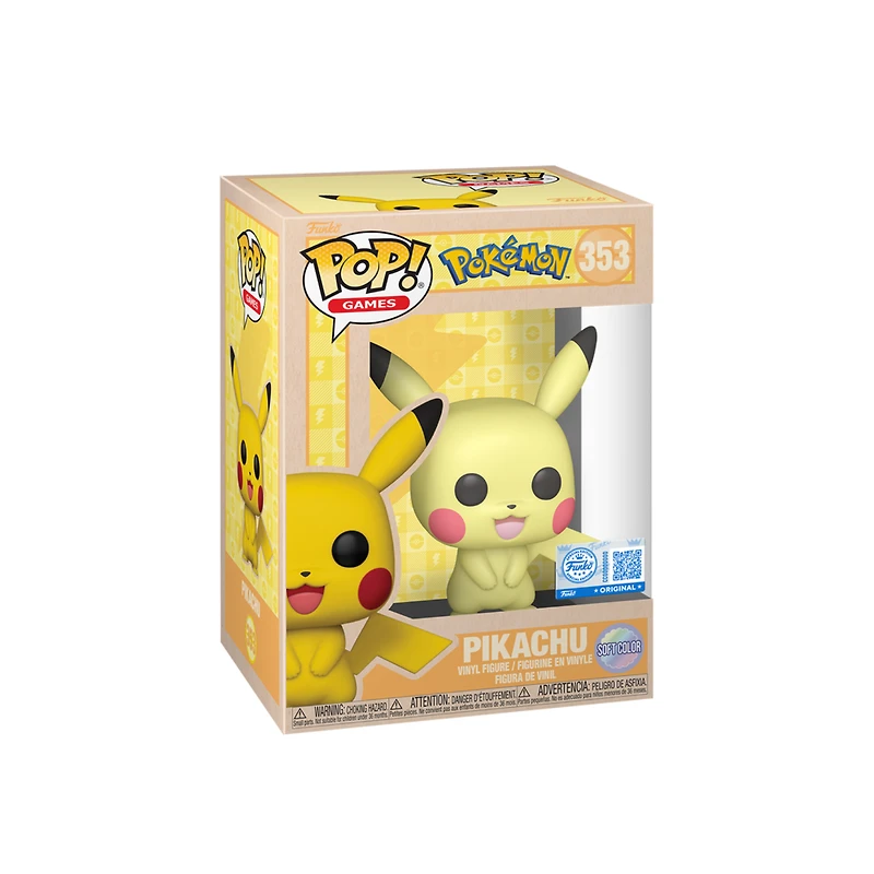 Funko Pop! Games: Pokemon - Pikachu (Soft Colour) #353 [Funko Special Edition] *PREORDER*