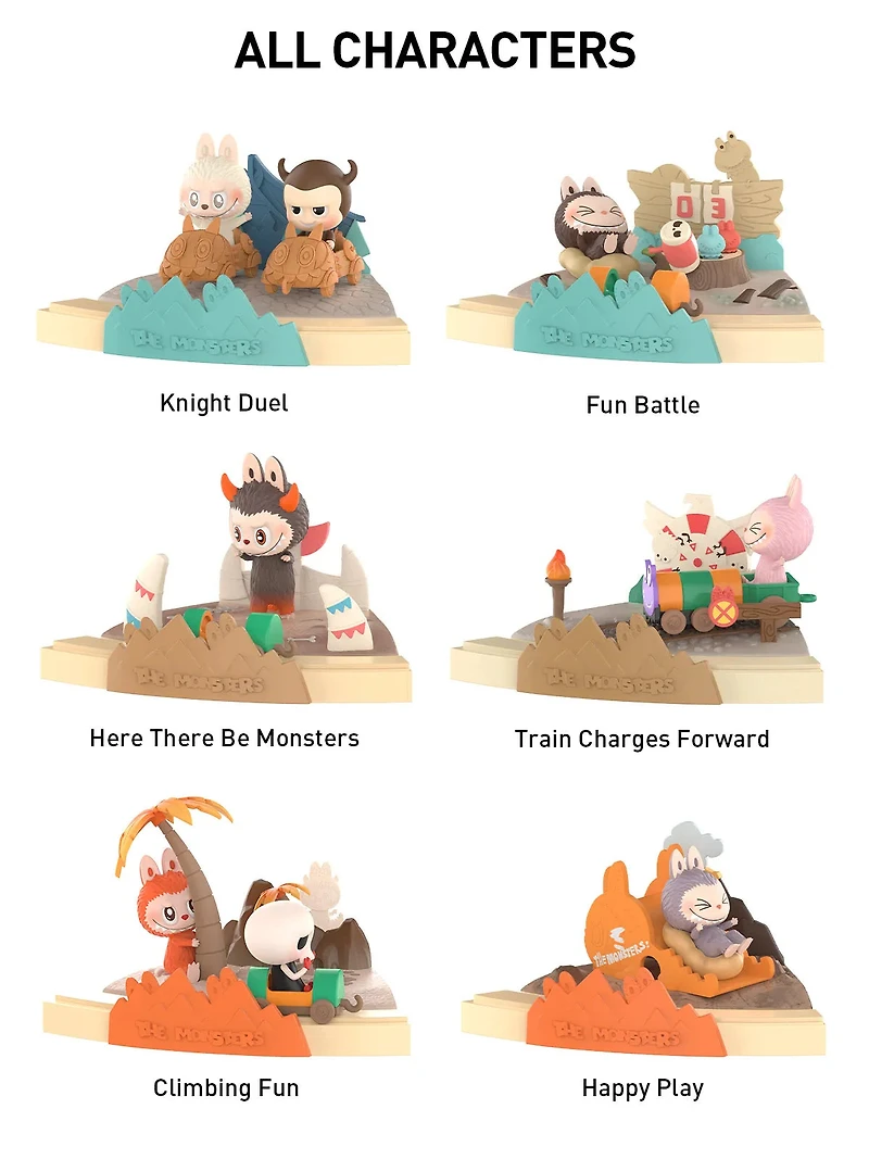 Popmart: The Monsters (Labubu) - Playing Games Series Scene Sets Figure Blind Box *PREORDER*