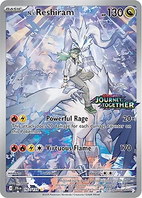 Pokemon TCG: Scarlet & Violet - Journey Together N's Reshiram Promo Card (167/159) JTG-EN