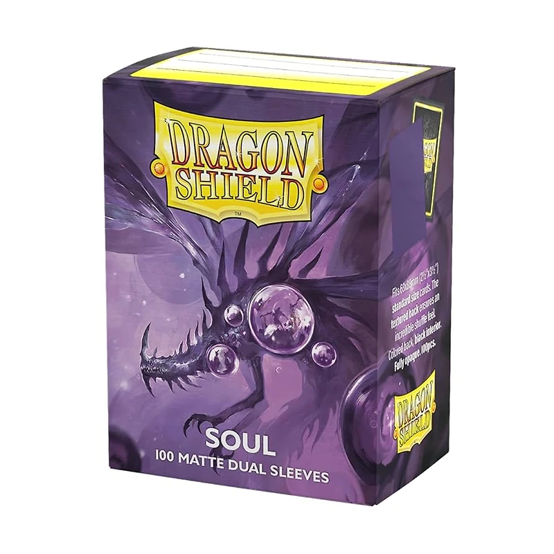 Dragon Shield - Dual Matte Purple Soul Sleeves 100ct