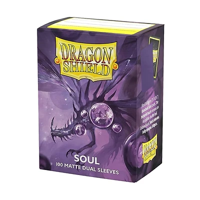 Dragon Shield - Dual Matte Purple Soul Sleeves 100ct