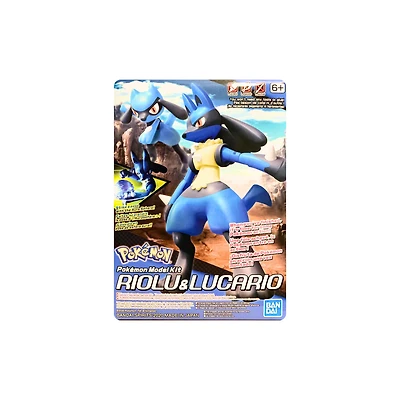 Bandai: Pokemon - Riolu & Lucario Plastic Model Kit