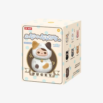Popmart: Pucky - Roly Poly Kitty Vinyl Face Plush Blind Box