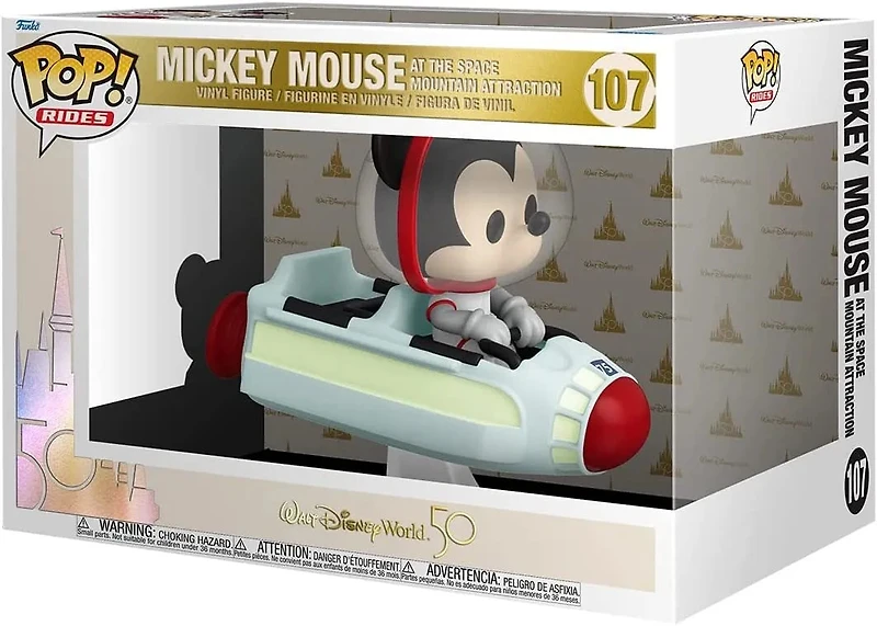 Funko Pop! RIDES: Disney World 50th - MICKEY MOUSE AT THE SPACE MOUNTAIN ATTRACTION #107
