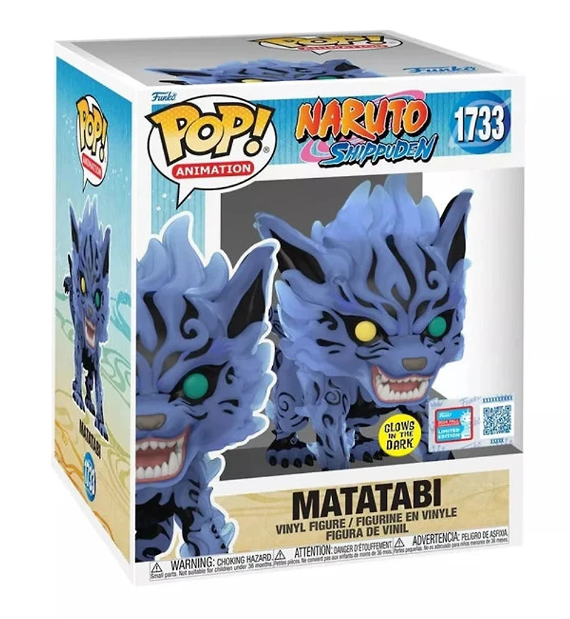 Funko Pop! Anime: Naruto - 6" Matatabi #1733 [2024 NYCC Fall Convention Exclusive - GITD]