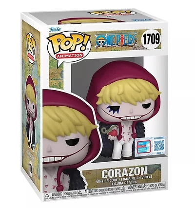 Funko Pop! Anime: One Piece - Corazon with Devil Fruit #1709 [2024 NYCC Fall Shared Convention Exclusive]