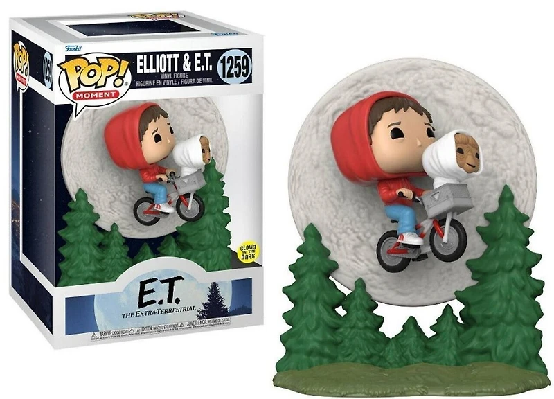 FUNKO POP! MOVIES E.T. ELLIOTT & E.T. GITD #1259