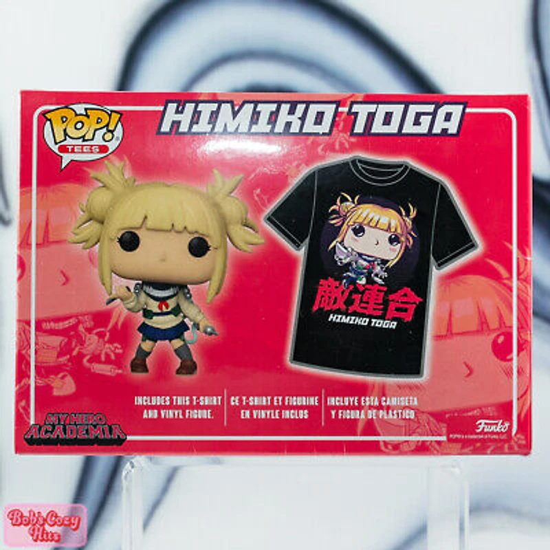 Funko Pop! My Hero Academia: T-Shirt Bundles - Toga / Bakugo Jiro Deku All Might Fumikage Iida **WEB ONLY**