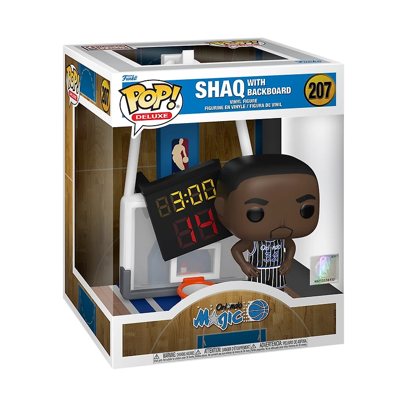 Funko Pop! Sports: NBA - Deluxe 6" Shaq with Backboard (Orlando Magic) #207