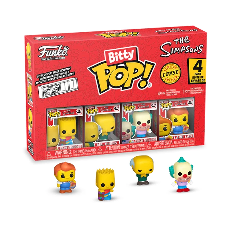 Funko Pop! Bitty Pop - The Simpsons 4pk