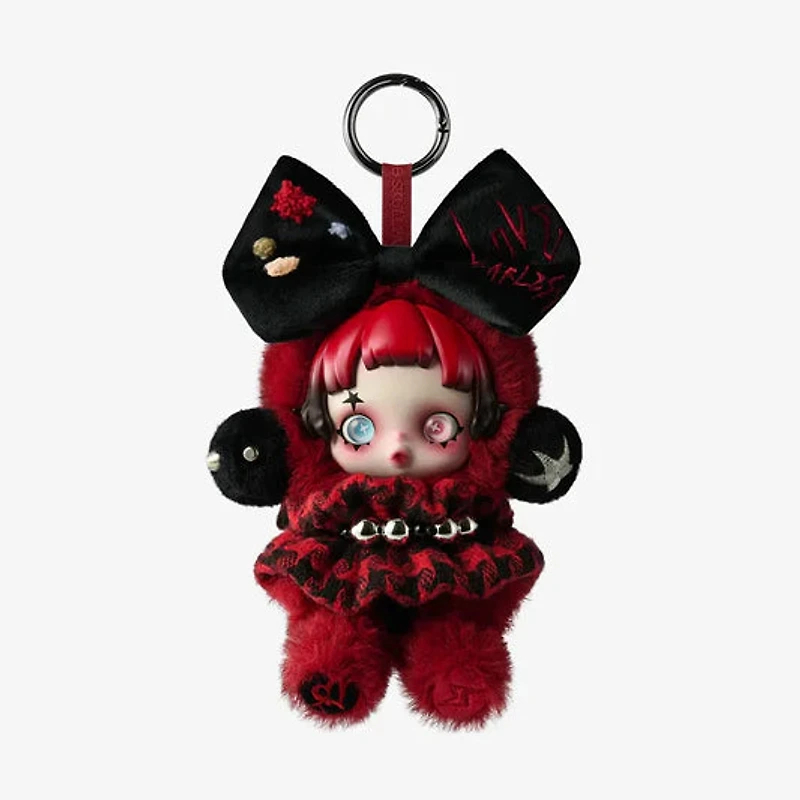 PopMart: SKULLPANDA - "6khz" Series [Europe Exclusive] Vinyl Plush Keychain