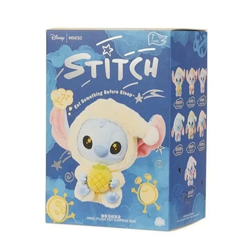 Miniso: Disney - Eat Something Before Sleep Stitch Plush Blind Box