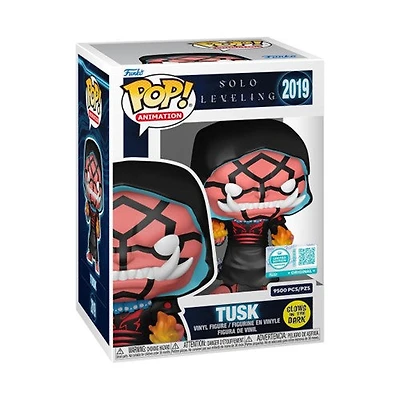 Funko Pop! Anime: Solo Leveling - Tusk #2019 [Funko Limited Edition 9,500pcs - Glow-In-The-Dark (GITD)] *PREORDER*