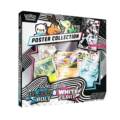 Pokemon TCG: Scarlet & Violet - Black Bolt & White Flare Unova Poster Collection *PREORDER*