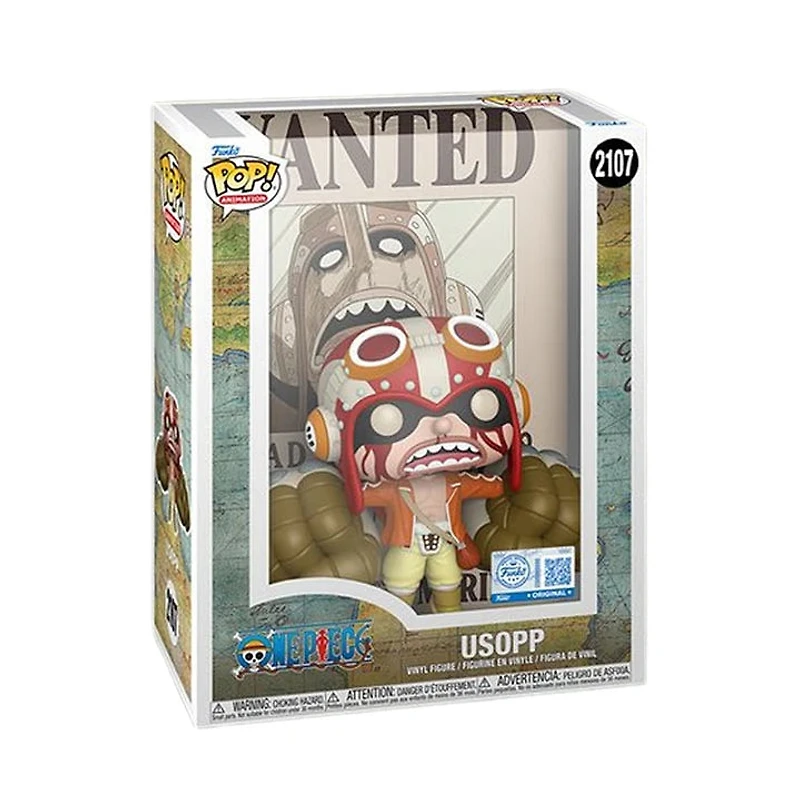 Funko Pop! Anime: One Piece - God Usopp (Wanted Poster Cover) #2107 [Funko Special Edition]