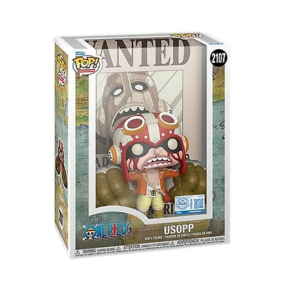 Funko Pop! Anime: One Piece - God Usopp (Wanted Poster Cover) #2107 [Funko Special Edition]