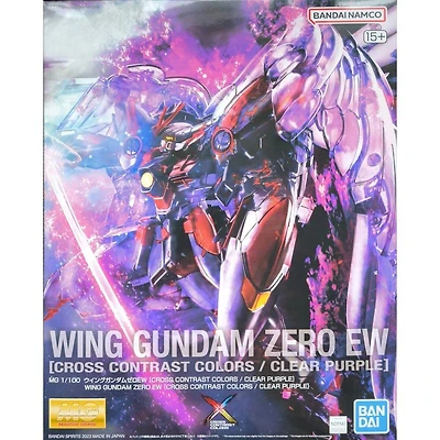 Bandai: Gunpla - Wing Gundam Zero (Cross Contrast Colors / Clear Purple) Master Grade [MG] 1/100 Model Kit