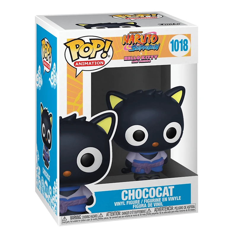 FUNKO POP! ANIMATION: NARUTO X SANRIO HELLO KITTY - CHOCOCAT [AS SASUKE] #1018