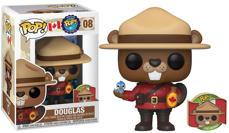 Funko Pop! Around the World - Douglas the Beaver #08