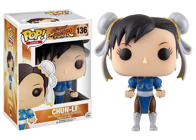 FUNKO POP! GAMES: STREET FIGHTER - CHUN-LI [BLUE DRESS] #136