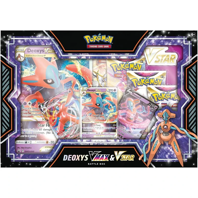 Pokemon TCG - Deoxys / Zeraora VMax & VStar Battle Box Set