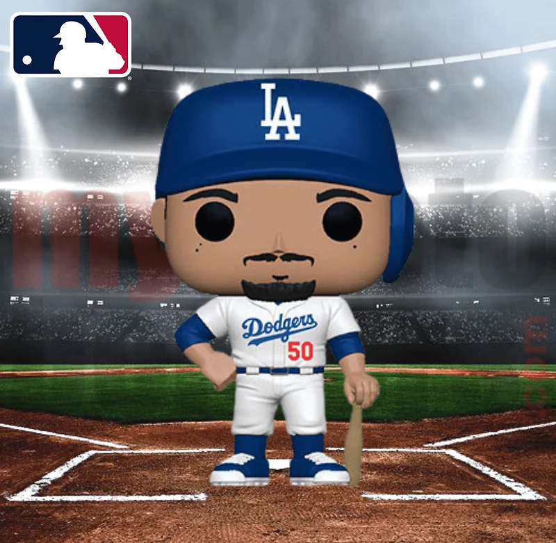 FUNKO POP! MLB: LOS ANGELES DODGERS [L.A.] - MOOKIE BETTS [WHITE HOME JERSEY] #74