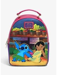LOUNGEFLY DISNEY LILO & STITCH HULA DANCE MINI BACKPACK - [BOXLUNCH EXCLUSIVE]