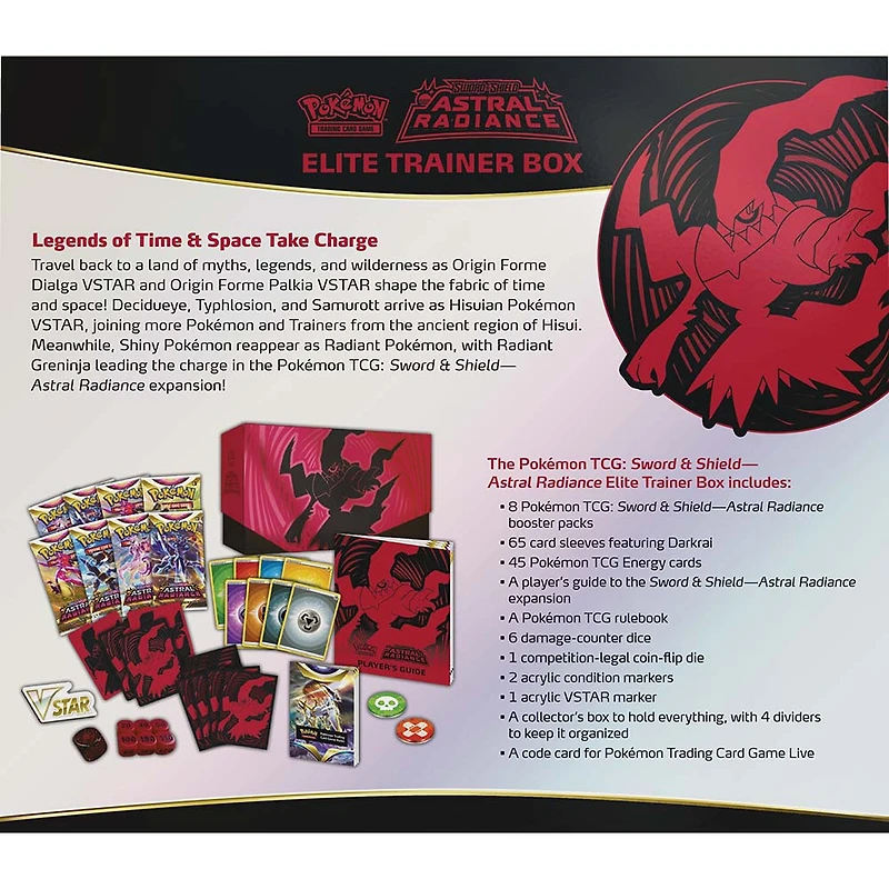 Pokemon TCG: Sword & Shield - Astral Radiance Elite Trainer Box (ETB)