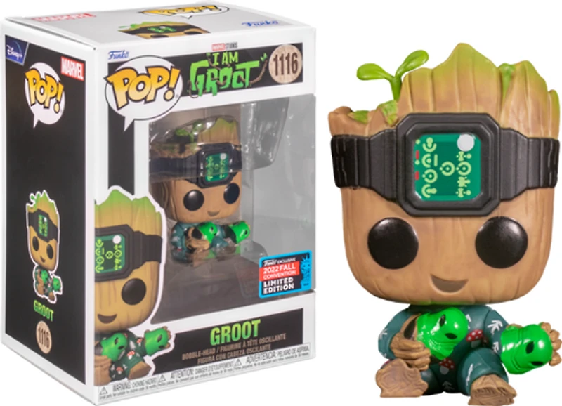FUNKO POP! MARVEL I AM GROOT [NYCC 2022 FALL CONVENTION EXCLUSIVE] #1116