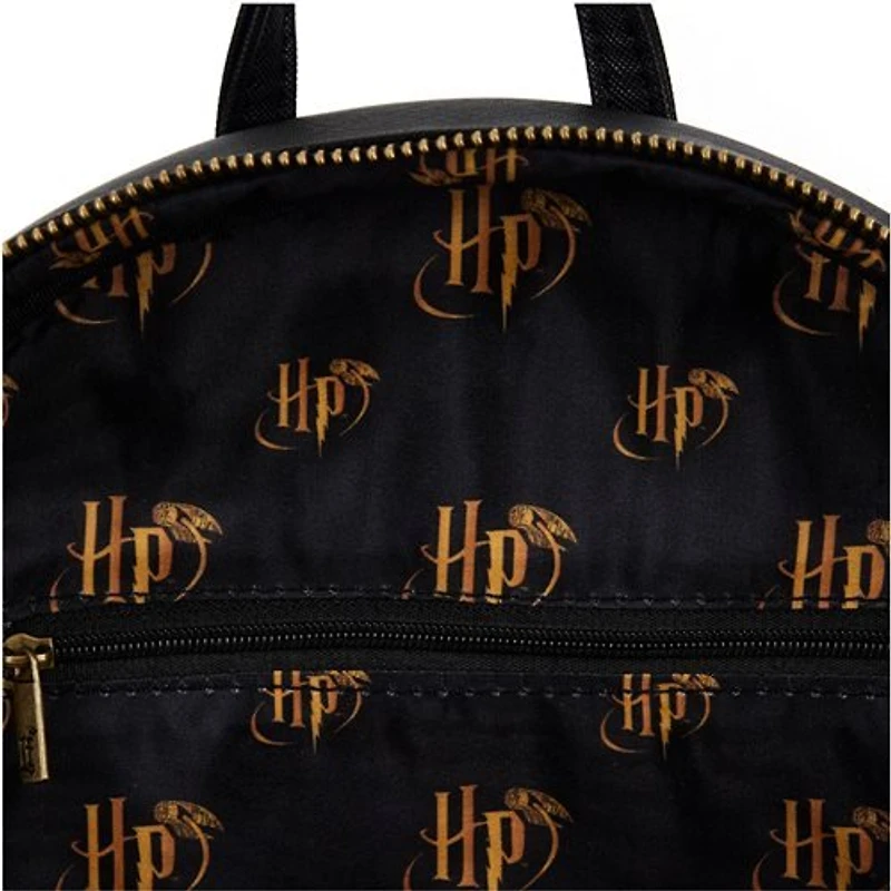 LOUNGEFLY HARRY POTTER TRILOGY TRIPLE POCKET MINI BACKPACK