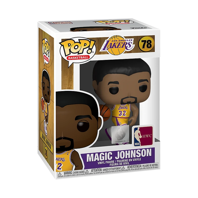 FUNKO POP! BASKETBALL [NBA LEGENDS]: LOS ANGELES LAKERS - MAGIC JOHNSON #78