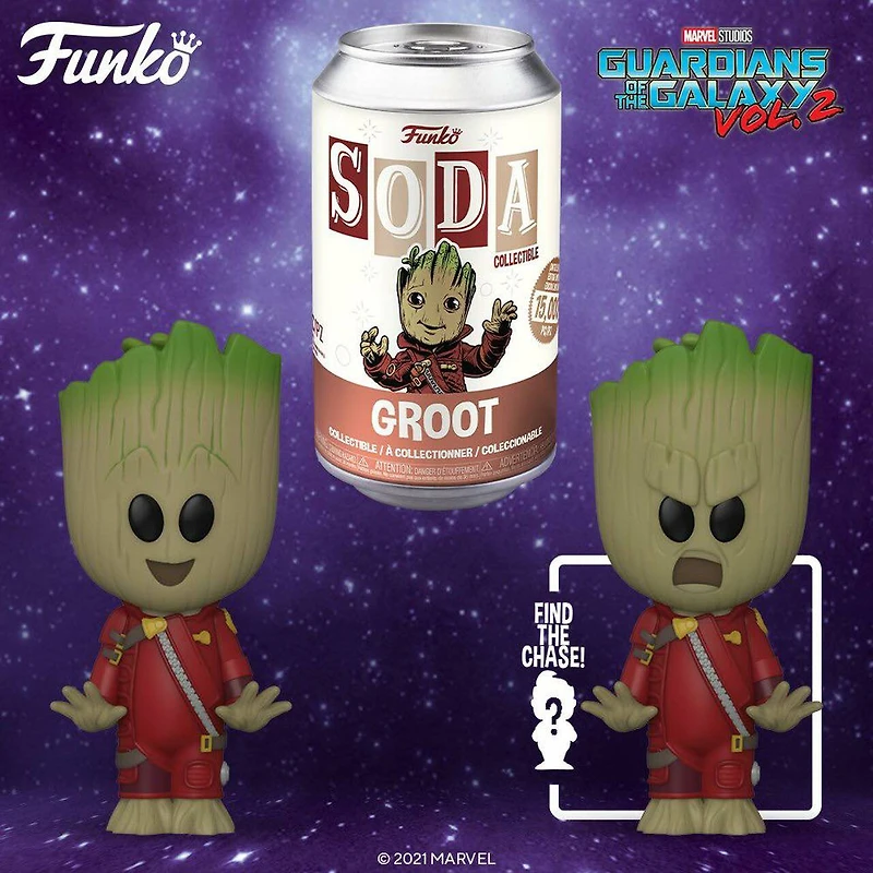 MARVEL LITTLE GROOT FUNKO SODA VINYL LIMITED EDITION
