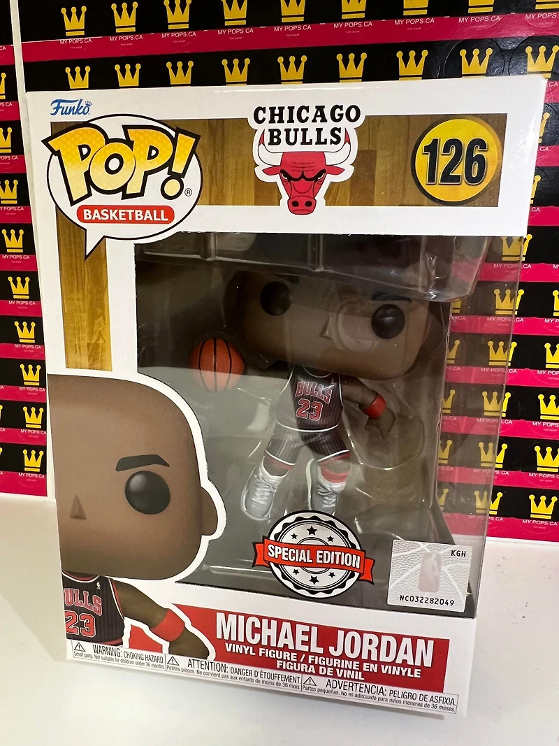 Funko Pop! NBA Chicago Bulls - MICHAEL JORDAN PINSTRIPE #126