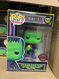 Funko Pop! Movies: Monsters - Frankenstein (with Flower - Black Light) #1227 [Special Edition]