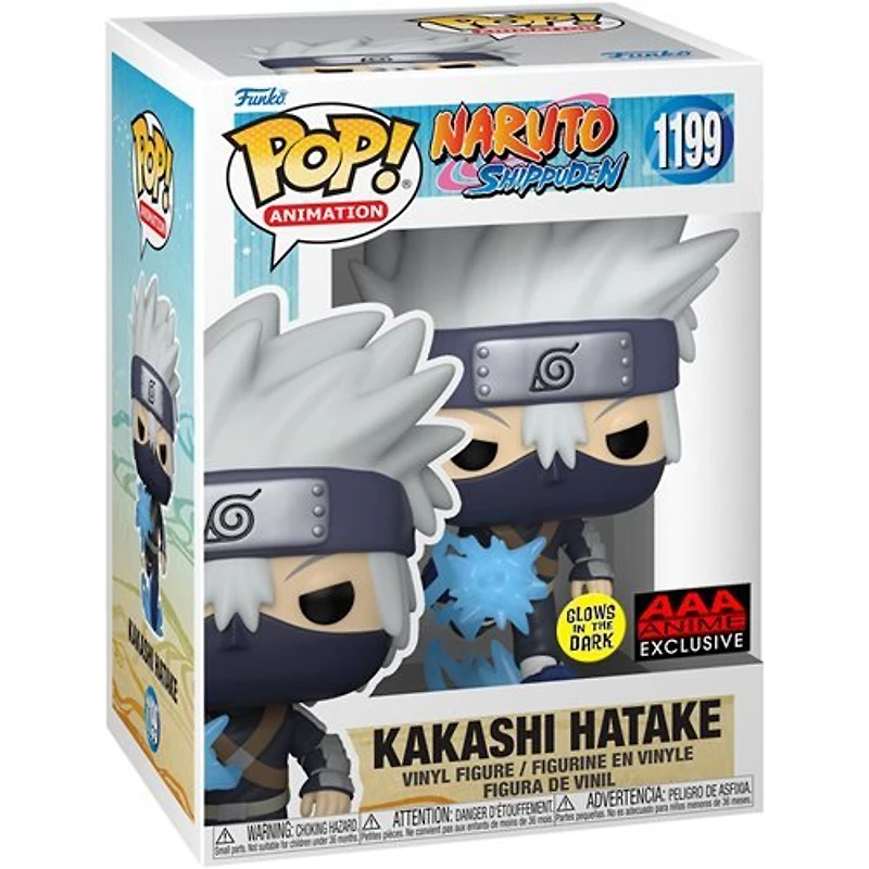 **CHASE & COMMON BUNDLE** FUNKO POP! ANIMATION: NARUTO SHIPPUDEN YOUNG KAKASHI HATAKE with CHIDORI **AAA EXCLUSIVE**
