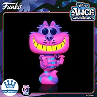 FUNKO POP! DISNEY: ALICE IN WONDERLAND [70TH ANNIVERSARY] - CHESHIRE CAT [BLACK LIGHT GLOW] **FUNKO SHOP EXCLUSIVE** #1059
