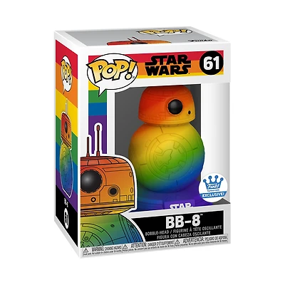 BB-8 Rainbow Pride - The Rise of Skywalker *FUNKO SHOP EXCLUSIVE* #61* BB8