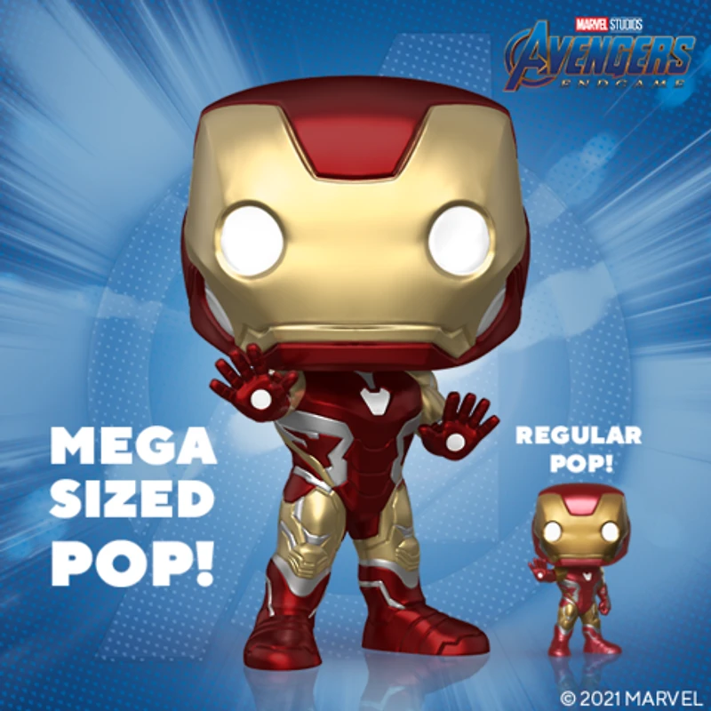 Funko Pop! Marvel: Avengers Endgame - Jumbo 18" Iron Man #02 [Funko Shop Exclusive]