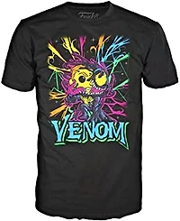 Marvel Venom Black Light T-Shirt Funko (T-SHIRT ONLY)