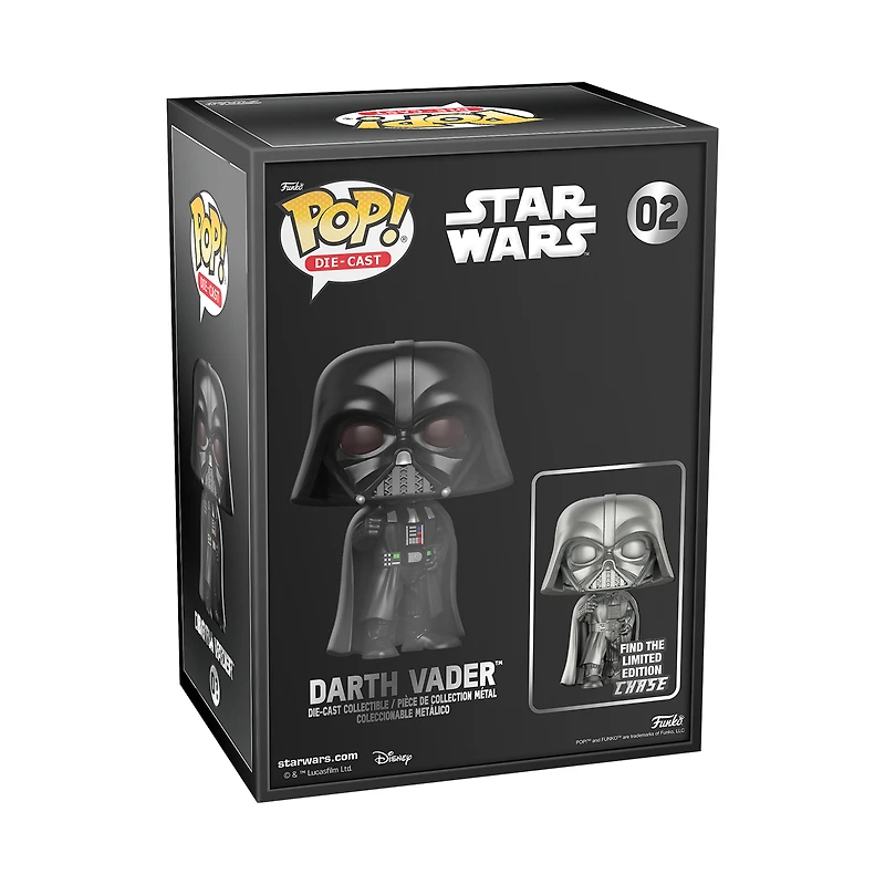 FUNKO POP! STAR WARS Die Cast DARTH VADER #01 DIECAST *SEALED* *CHANCE OF CHASE*