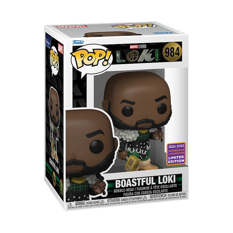 Funko Pop! MARVEL BOASTFUL LOKI #984 [WONDROUS SHARED CONVENTION]