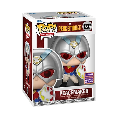 Funko Pop! DC HEROES PEACEMAKER WiTH SHIELD #1237 [WONDROUS SHARED CONVENTION]