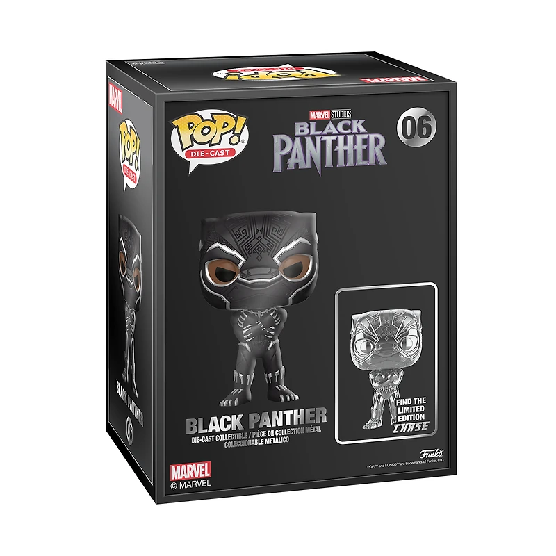 FUNKO POP! MARVEL BLACK PANTHER #06 DIECAST *SEALED* *CHANCE OF CHASE*
