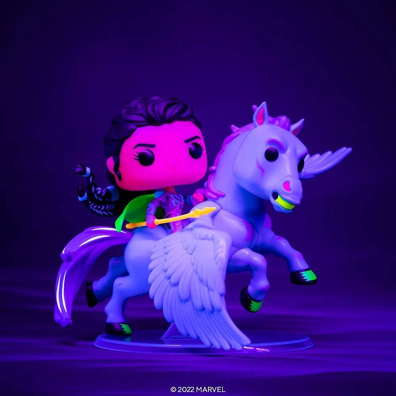 FUNKO POP! Rides: BLACKLIGHT AVENGERS ENDGAME VALKYRIES RIDE - VALKYRIE #86 [SPECIAL EDITION]