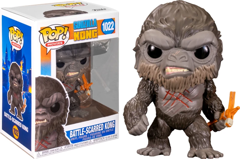 FUNKO POP! MOVIES: GODZILLA VS. KONG - BATTLE-SCARRED KONG #1022