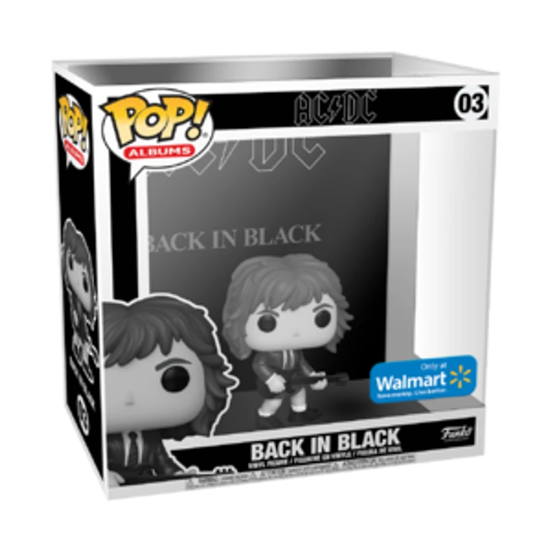 Funko Pop! Music: AC/DC - Back In Black (Black & White Album Cover) #03 [Walmart Exclusive]