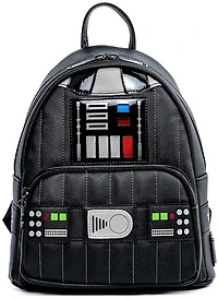 LOUNGEFLY EXCLUSIVE DARTH VADER STAR WARS LIGHT UP COSPLAY Mini Backpack